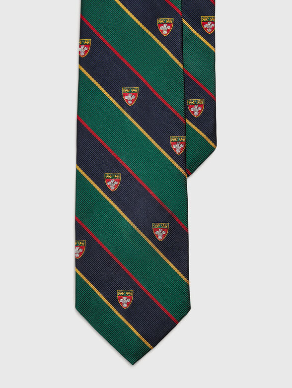 Monogram print tie - 1