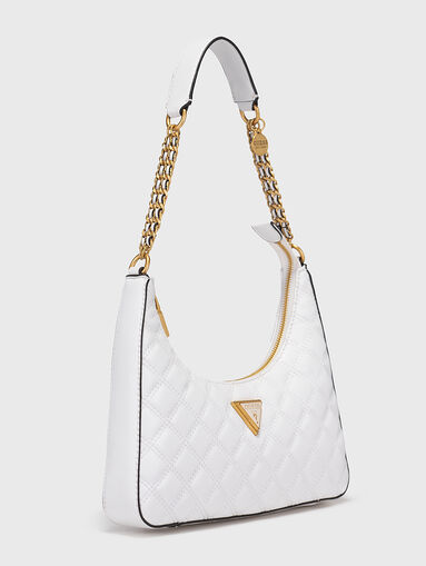 GUILLY bag with quilted effect in beige colour - 4