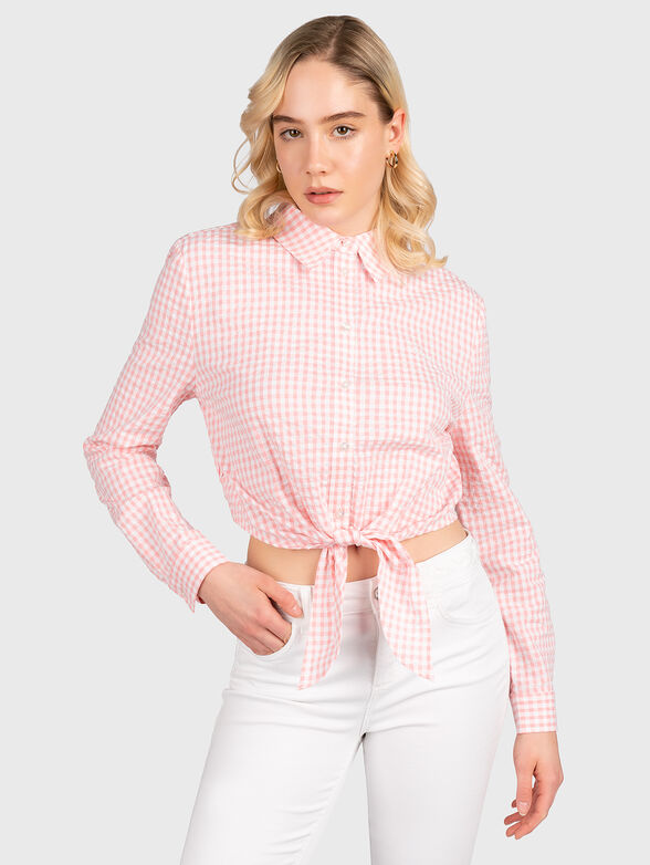 FADWA cropped cotton shirt - 1