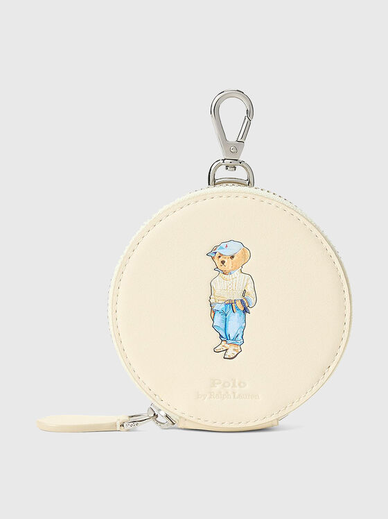 Portofel mic din piele cu imprimeu Polo Bear - 1