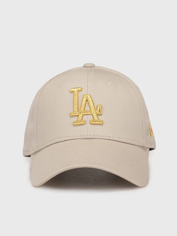 METALLIC LOGO 9FORTY beige hat - 1