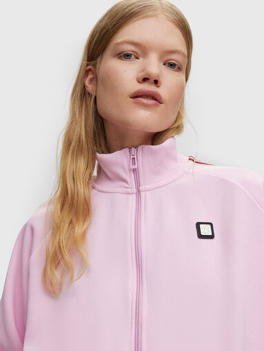 DASEIDON pink cotton blend sweatshirt - 5