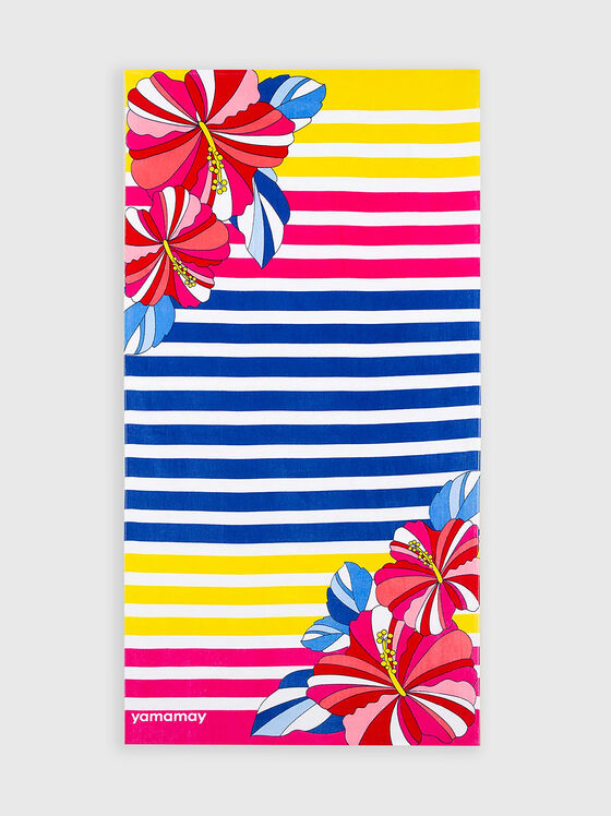 MARIS printed cotton beach towel - 1
