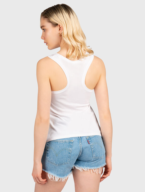 White top with logo detail - 2