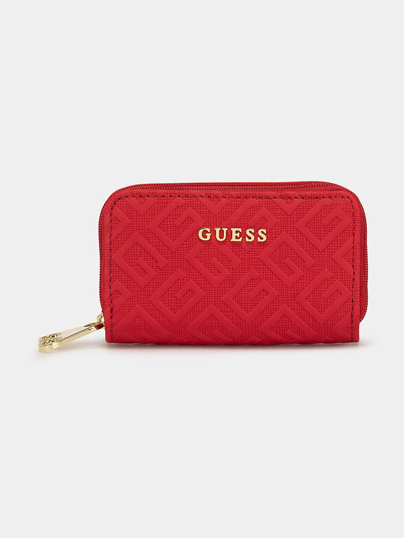 Black purse with logo detail - 1