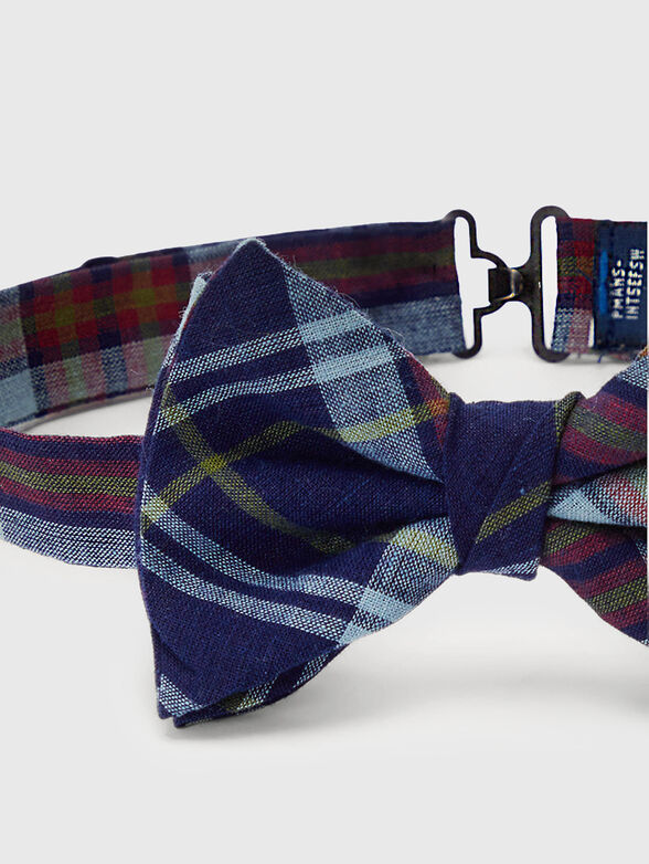 Bow tie with checkered print - 2
