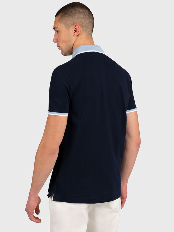 Polo shirt in dark blue - 3
