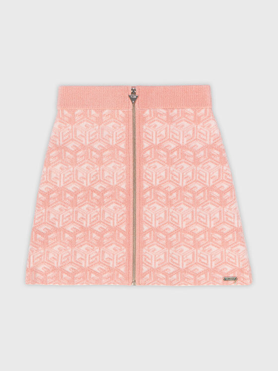 Zipped pink skirt  - 1