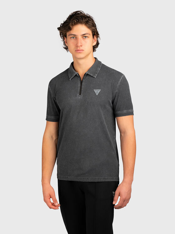 Polo shirt with logo detail - 1