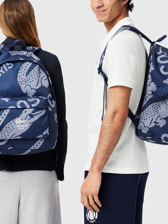 Backpack with logo print - 3