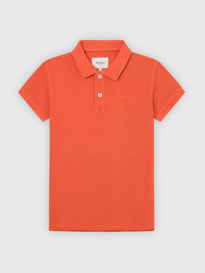 Polo shirt with logo embroidery