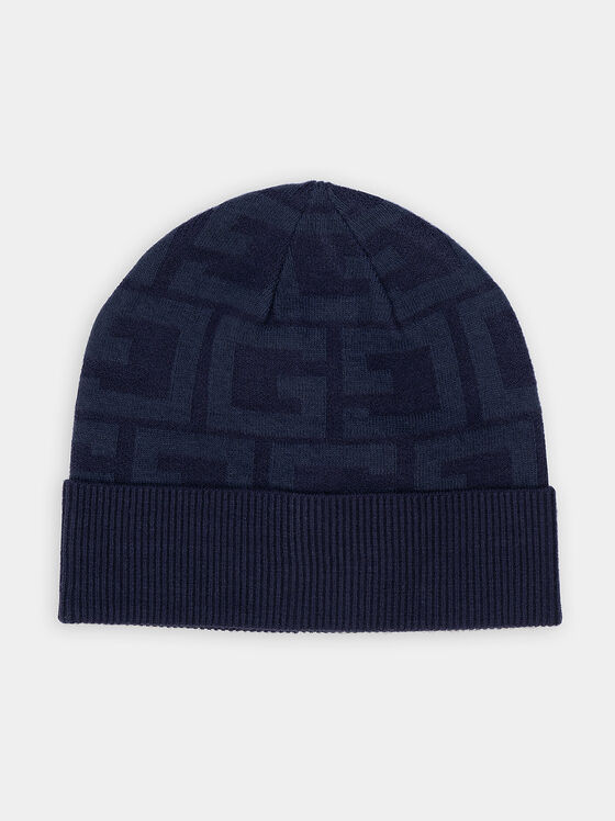 Fes beanie cu motive logo - 1
