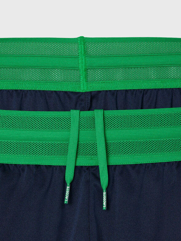 Tennis shorts with logo embroidery - 2