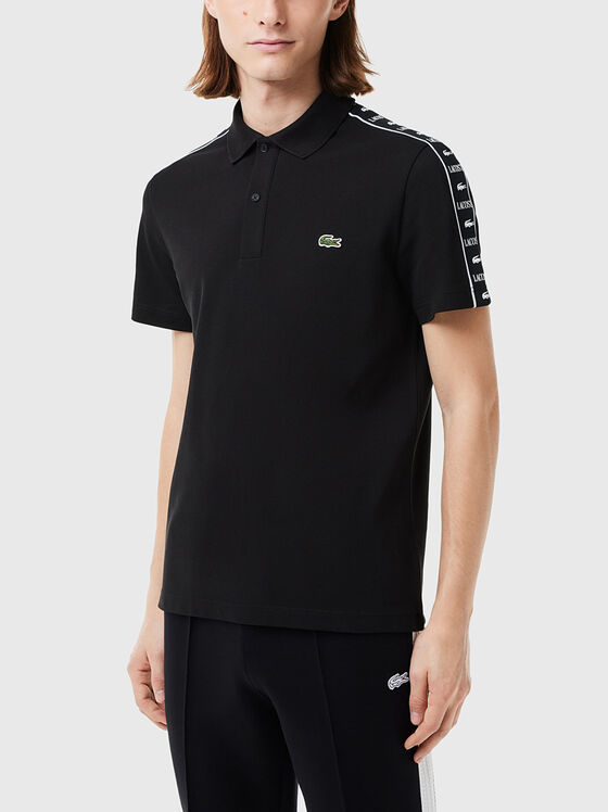 Polo shirt with contrasting stripe  - 1