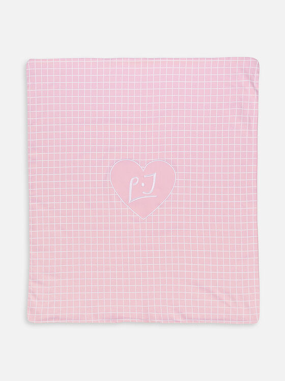 Pătură roz de bumbac - 1
