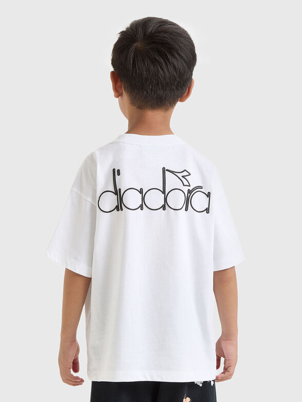 White T-shirt with  print - 3