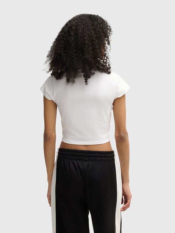 DOME cotton T-shirt with oval neckline - 3