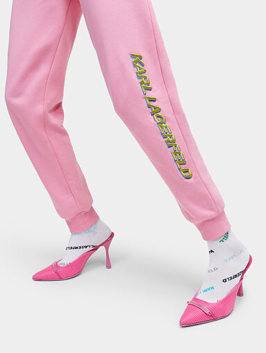 Sports pants with logo detail - 4
