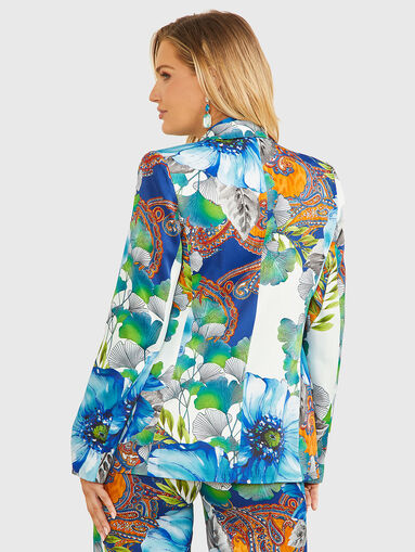 LUCY blazer with colorful print - 3