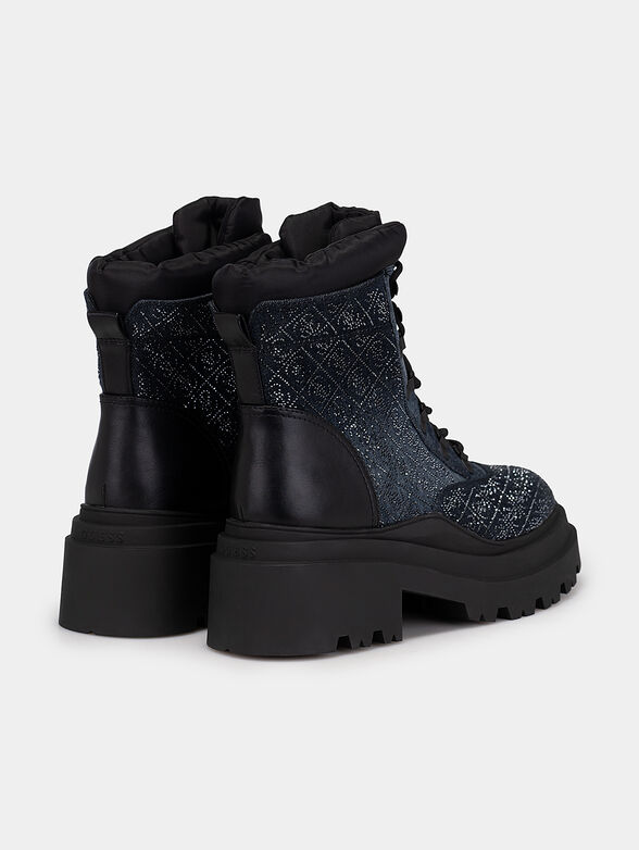 VANEYE ankle boots with glamorous rhinestones - 3