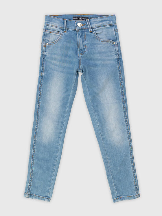 Blue skinny jeans - 1