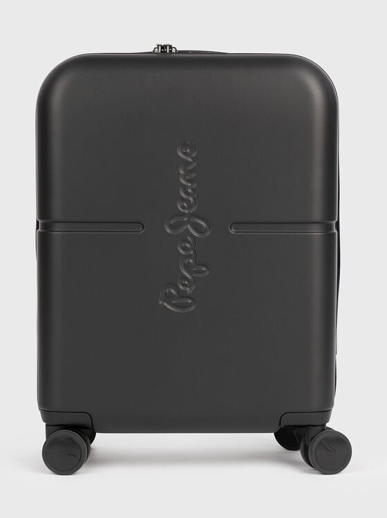Black suitcase with logo  - 1