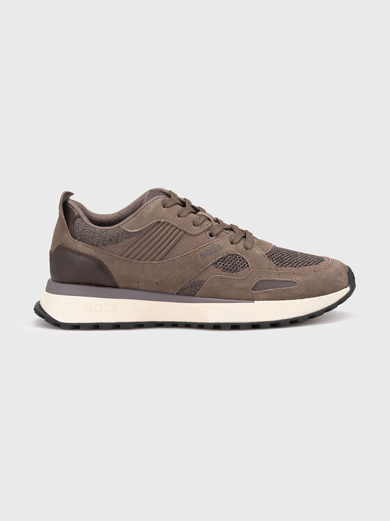 Pantofi sport JONAH din material textil și velur - 1