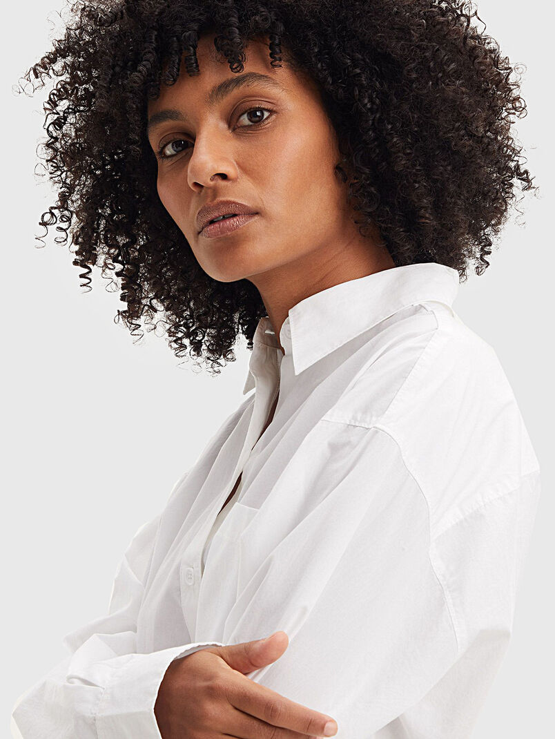 NOLA™ white cotton shirt - 3