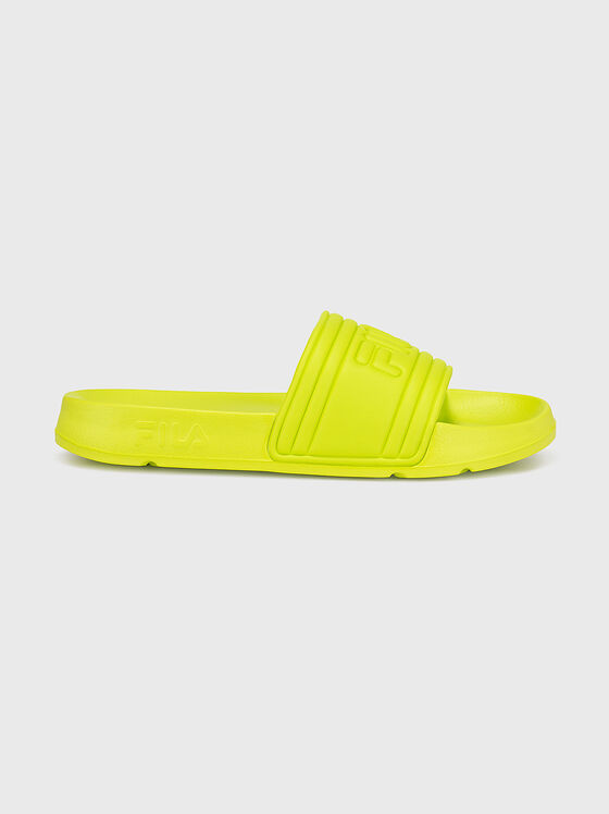 Papuci de plajă MORRO BAY de culoare galben strălucitor - 1