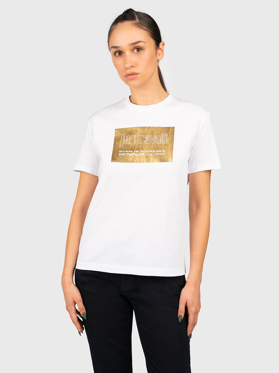 GOLD TIGER LABEL black T-shirt  - 1