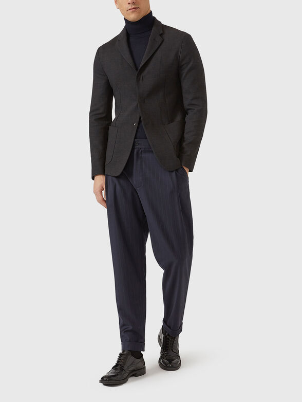 Dark gray wool jacket - 2