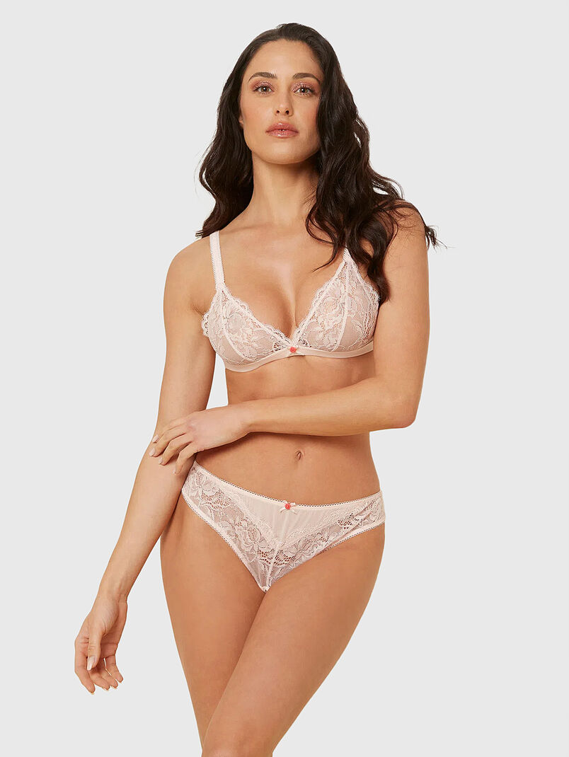 LUMINOUS brazilian briefs in pale pink - 3