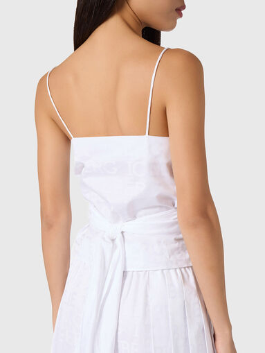 Cotton top with thin straps - 4