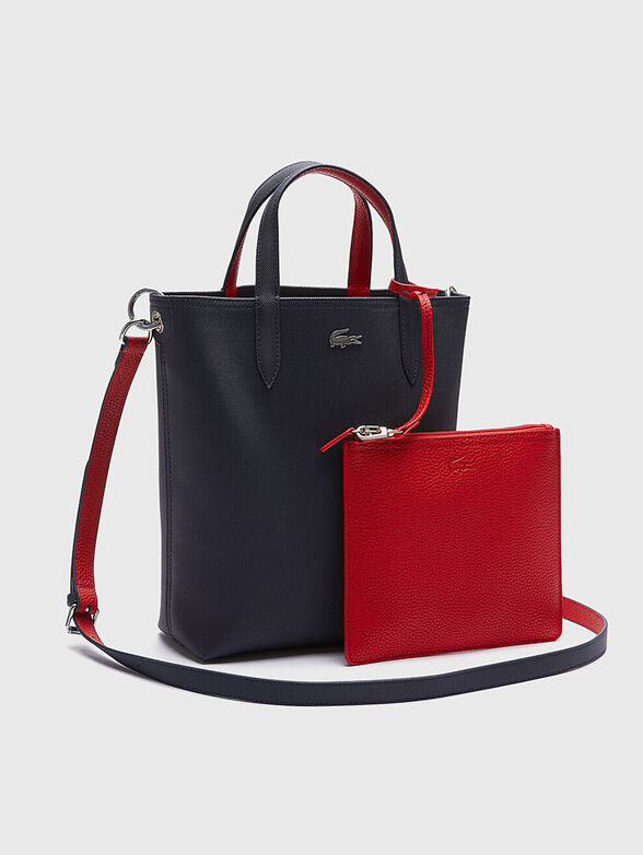 Two-faced bag with a carrier bag and mini logo - 5
