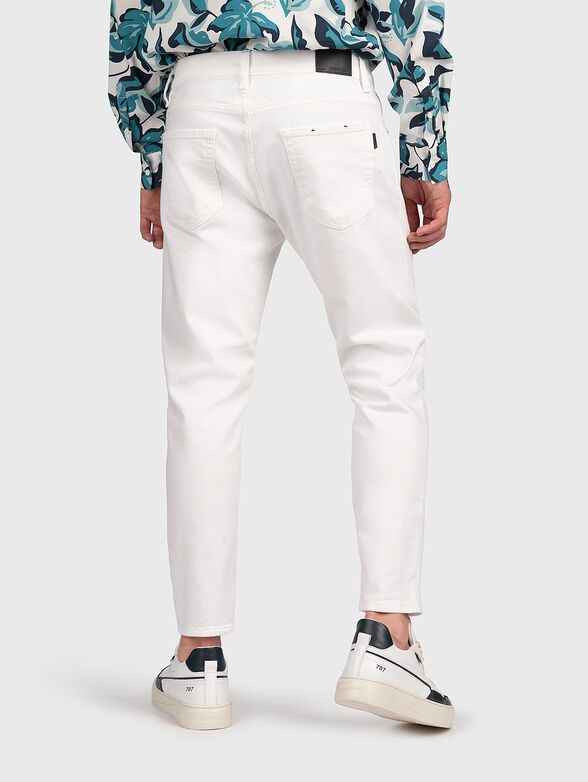 ARGON cropped jeans in white - 2