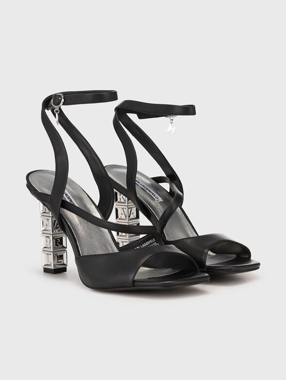 KOLUMN leather heeled sandals - 2