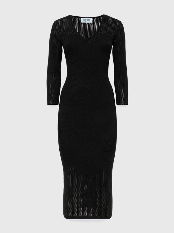 Rochie midi cu mâneci lungi - 1