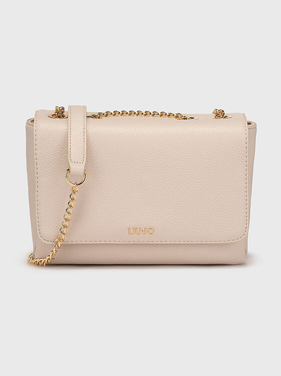 Black bag with grained texture and logo  - 1