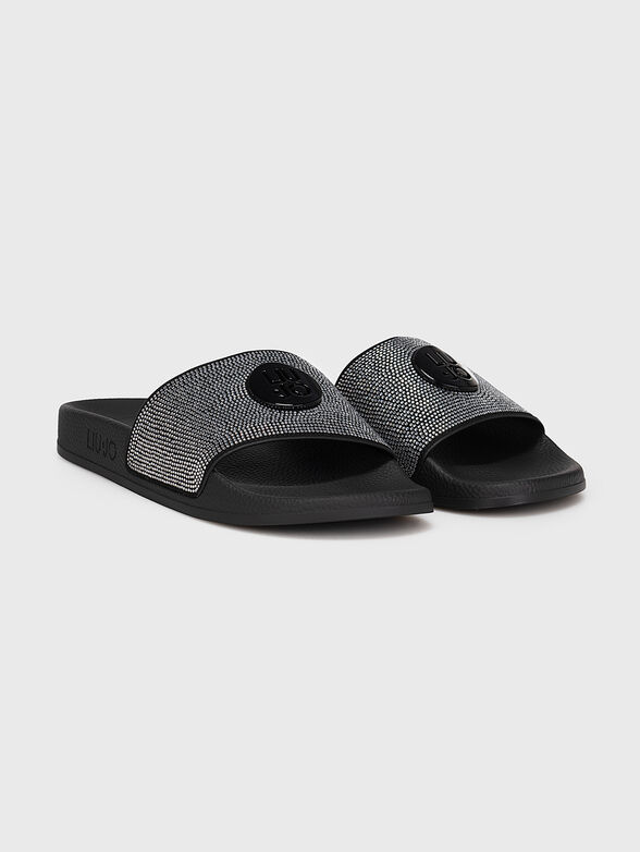KOS 08 black beach slippers - 2