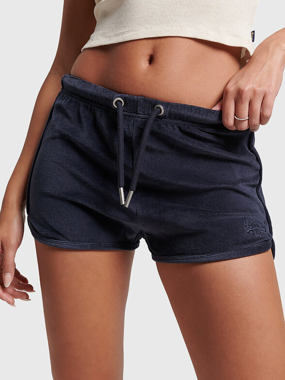 RACER velvet shorts - 1