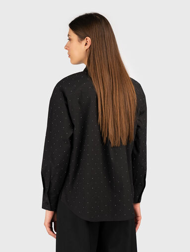 SILVIA HOTFIX black shirt - 3