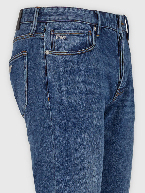 Blue jeans with washed effect - 3