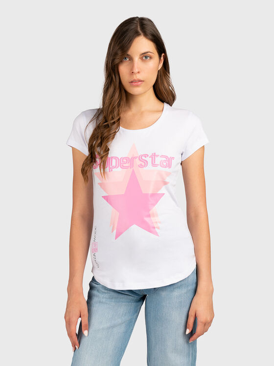 Tricou cu accent pe spate - 1