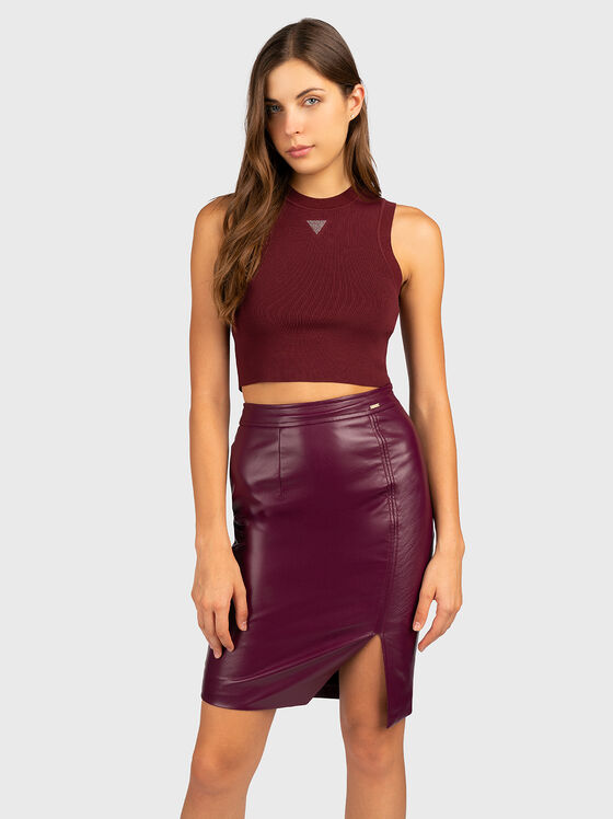 ALEXIA top with rhinestone detail - 1