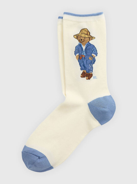 Șosete cu broderie Polo Bear - 1