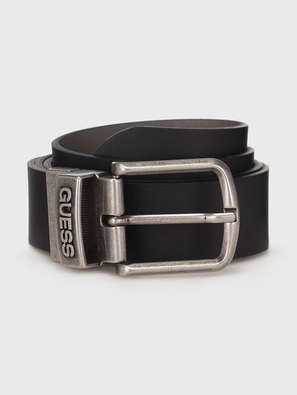 Double-faced leather belt  - 1
