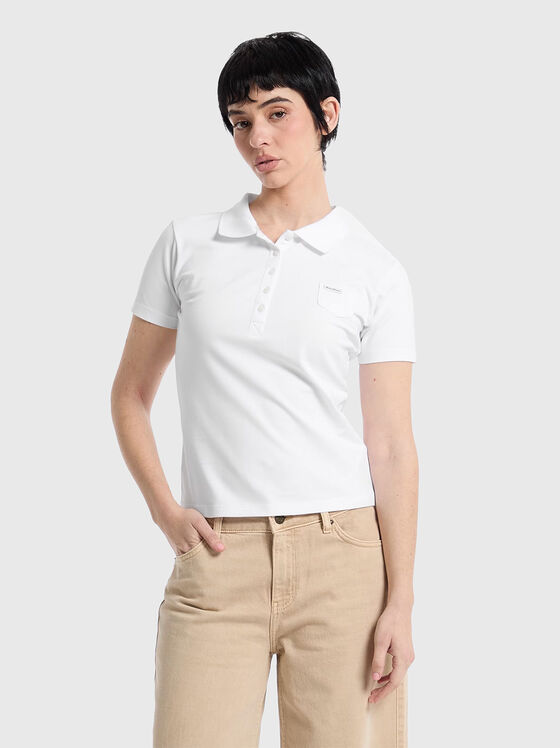 Polo shirt with short sleeves and buttons - 1