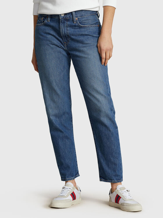 Blue cotton jeans - 1