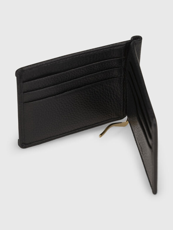 Black cardholder with logo detail - 4