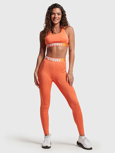 Sports bra with logo detail - 5